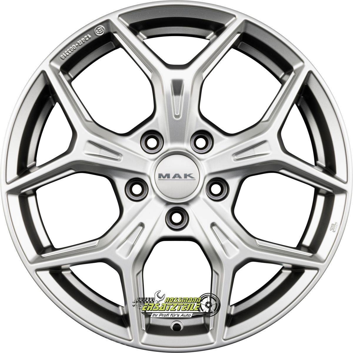 Mak F8080PITM39WS2X Aluminium Rim 18 Inch