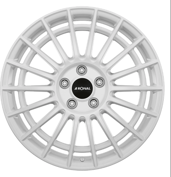 5x114.3 Ronal R73 Rally White 7.5Jx18 5x114.3 ET53