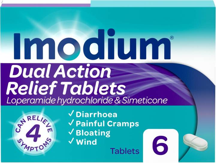 Dual Action Diarrhoea Relief Tablets