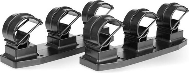 3-Position Marine Wall Mount Fishing Rod Rack