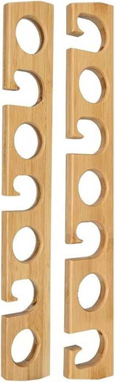 Wooden Wall-Mounted Fishing Rod Storage Rack