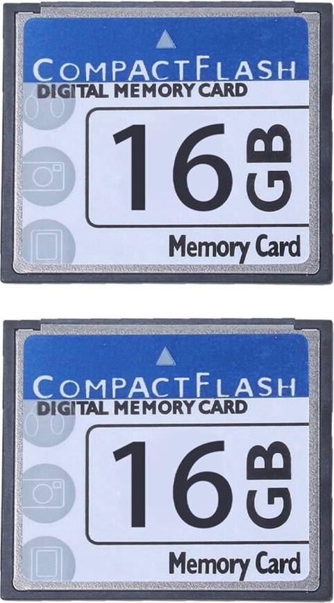2X 16GB Compact Flash Memory Card