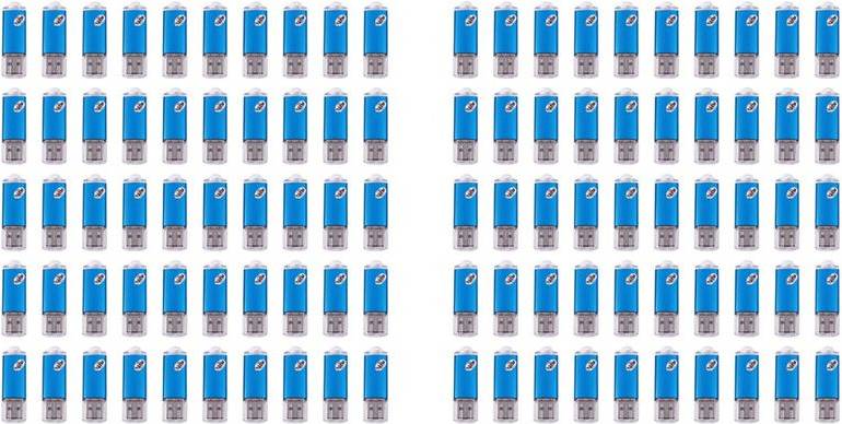 Typecat 100 Pcs USB Memory Stick Flash Drive