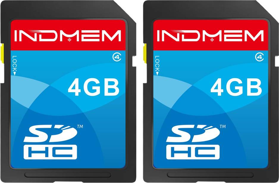 4GB Class 4 Flash Memory Card 2 Packs