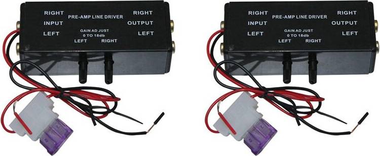 Istovo Black Rca Input Output Adjustable Pac Turbo Amplifier Booster Adapter