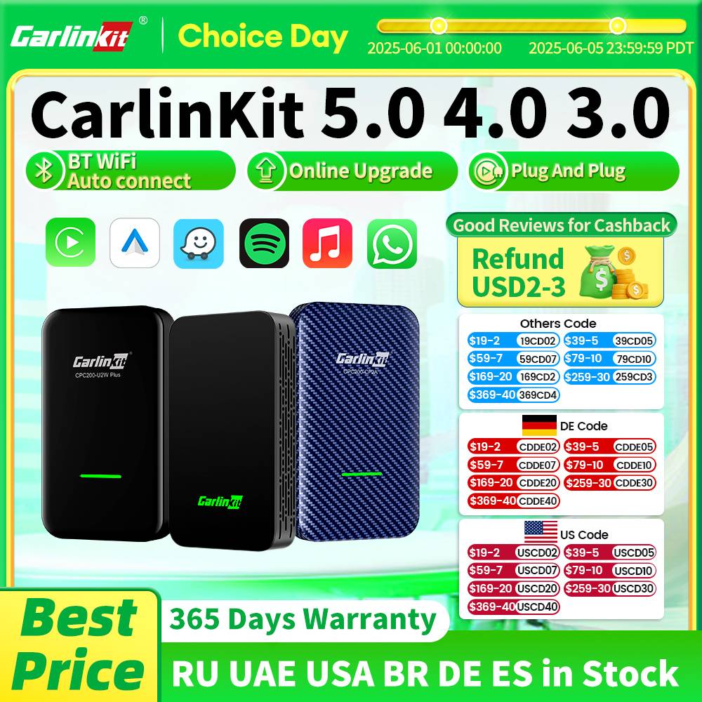 Android auto Carlinkit 4.0 Wireless Android Auto Adapter