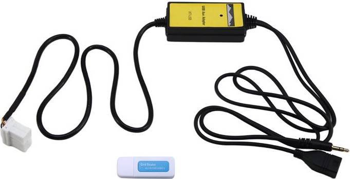 Car cd player usb USB AUX Input Adapter CD Changer