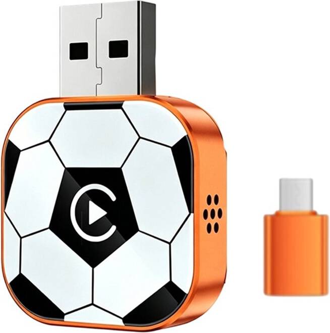 Kepptory 2in1 Wireless Carplay Adapter Android Auto USB AI Box