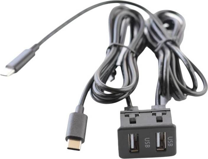 Car android Typecat Car Android Navigation Machine Double Type-C Input to USB Interface Panel Adapter