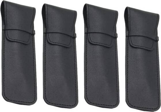 Leather Razor Case Portable Travel Storage