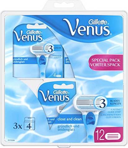 Gillette Simply Venus Razor With Cartridge Refills