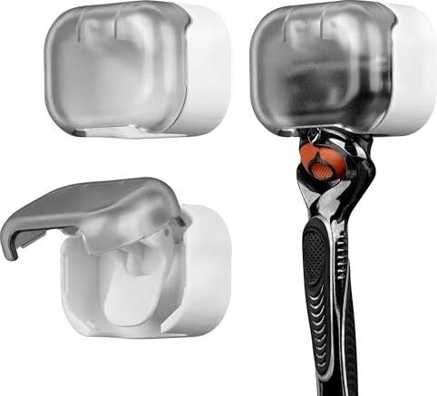 2 Pack Razor Holder with Cover Shower Wall