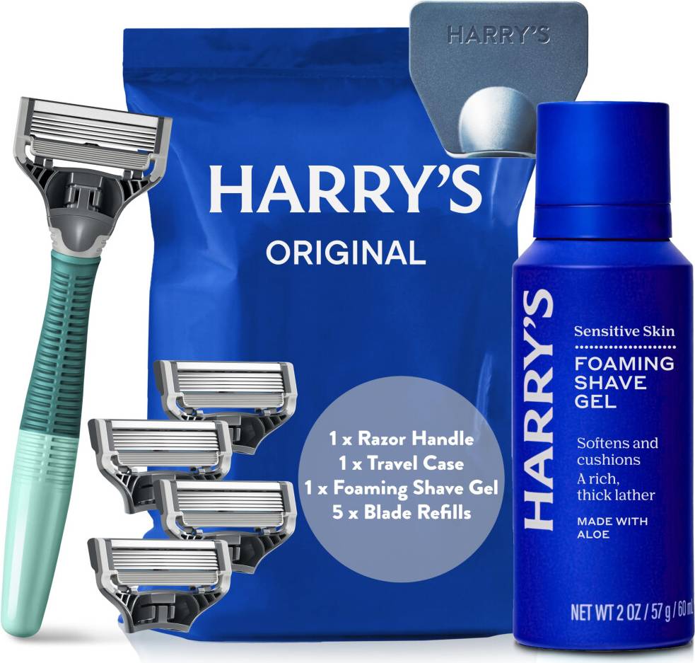 Harrys blades Harry's Men's Razor Set Tropical Green Handle