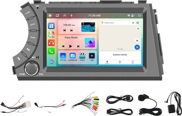 Typecat 7 Inch Car Radio Android Multimedia Player