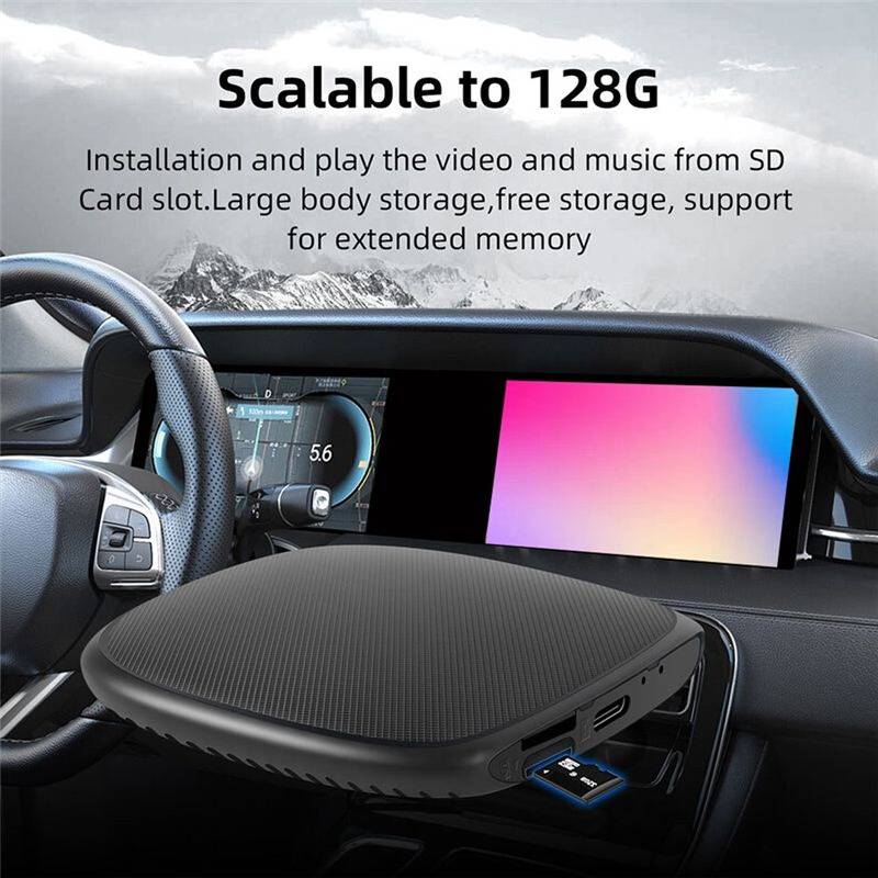 Typecat Wireless CarPlay Android Adapter Octa-Core 4G 64G