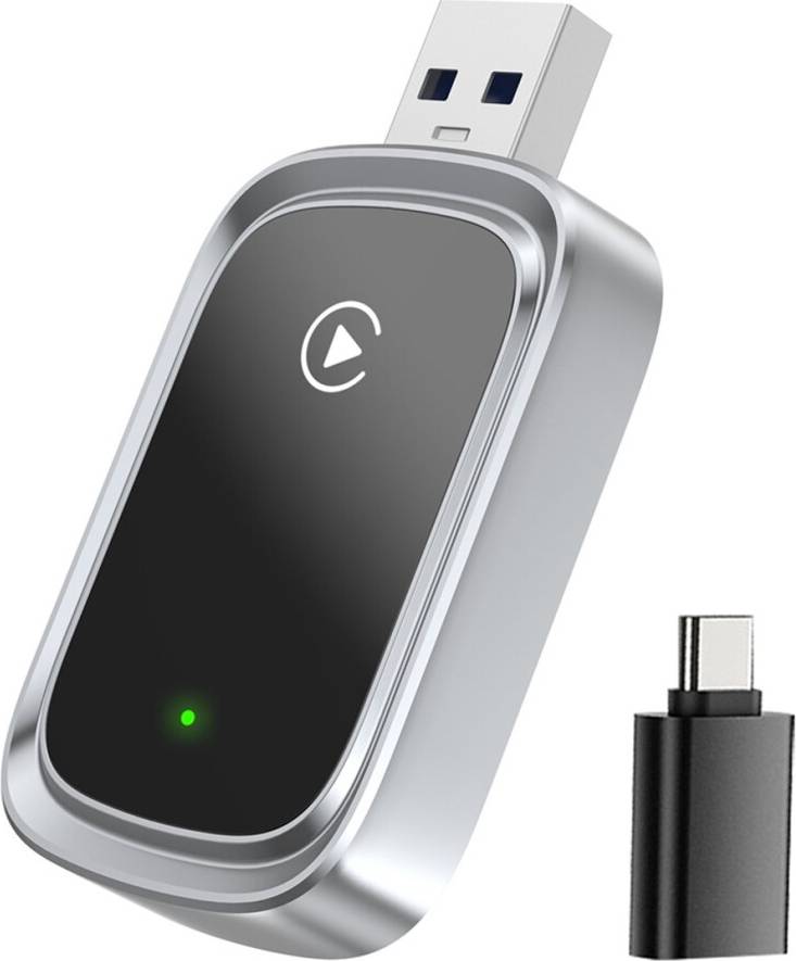 Melitt 2in1 Wireless Carplay Adapter Android Auto Smart AI Box