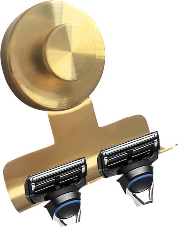 Strong Suction Razor Stand With Stainless Steel Hook