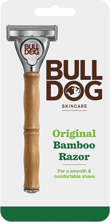 Bulldog Bamboo Razor Smooth Glide Handle With 2 Blade Ref