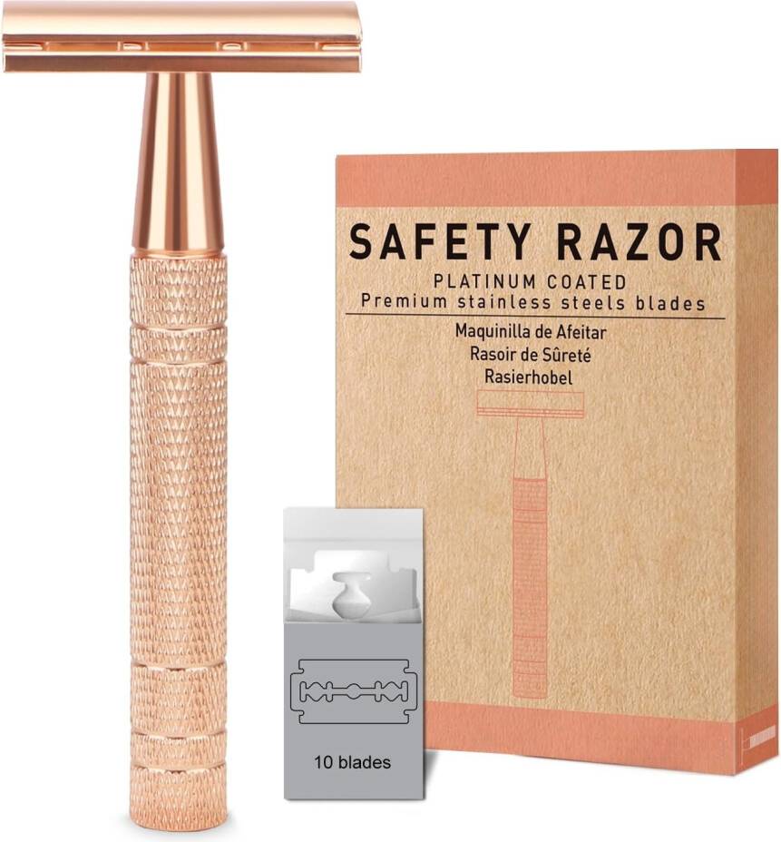 Matte Black Safety Razor Men
