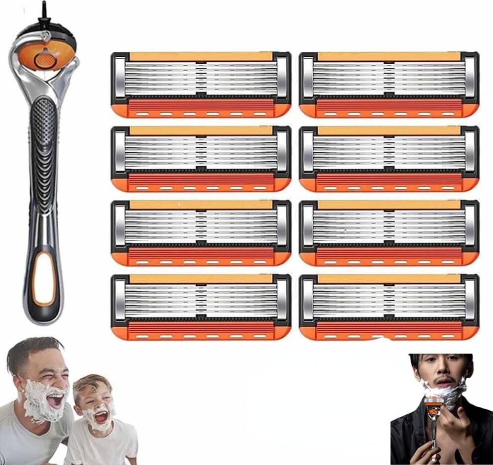 Men's Razor Blade Set Stainless Steel 48-Piece