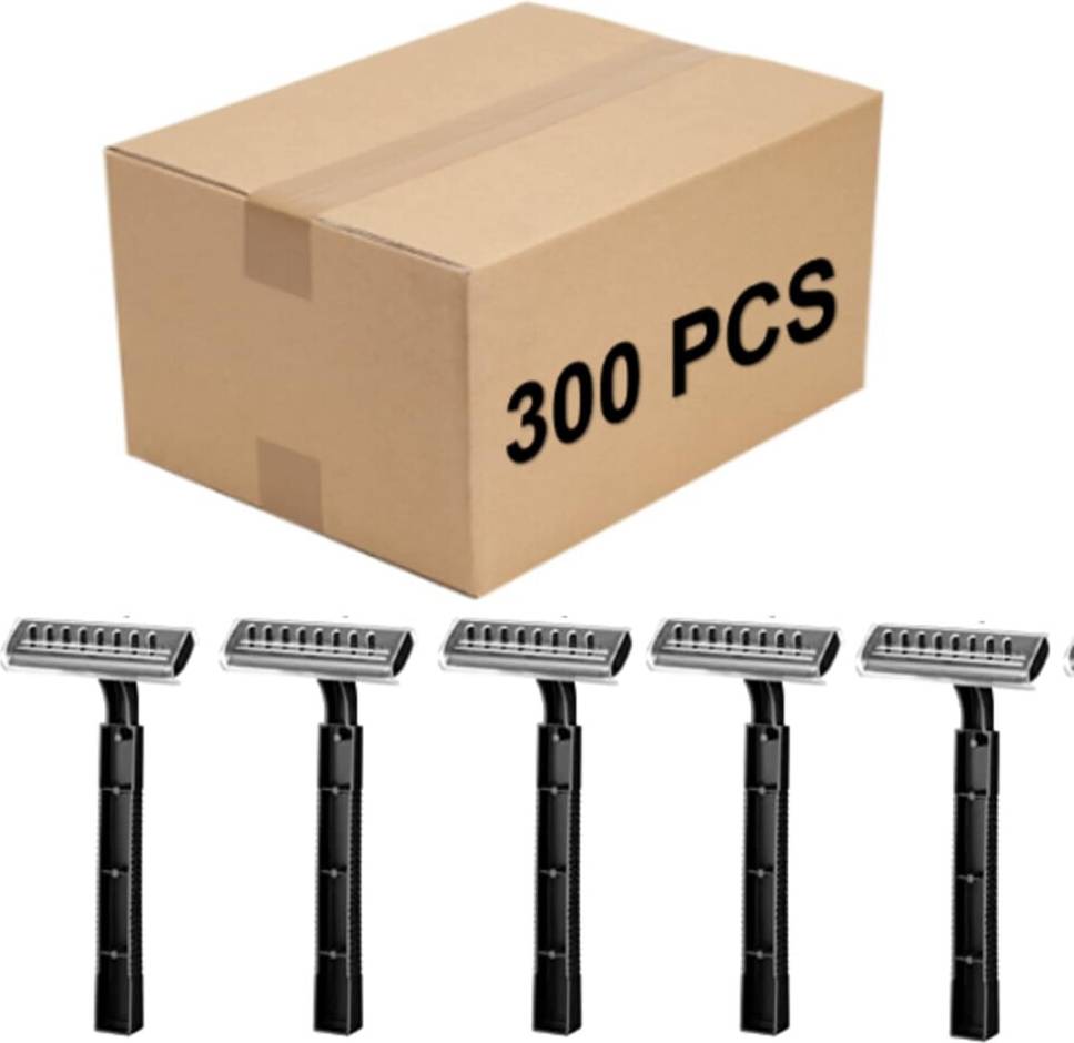 Disposable Stainless Steel Razors 300 Pcs