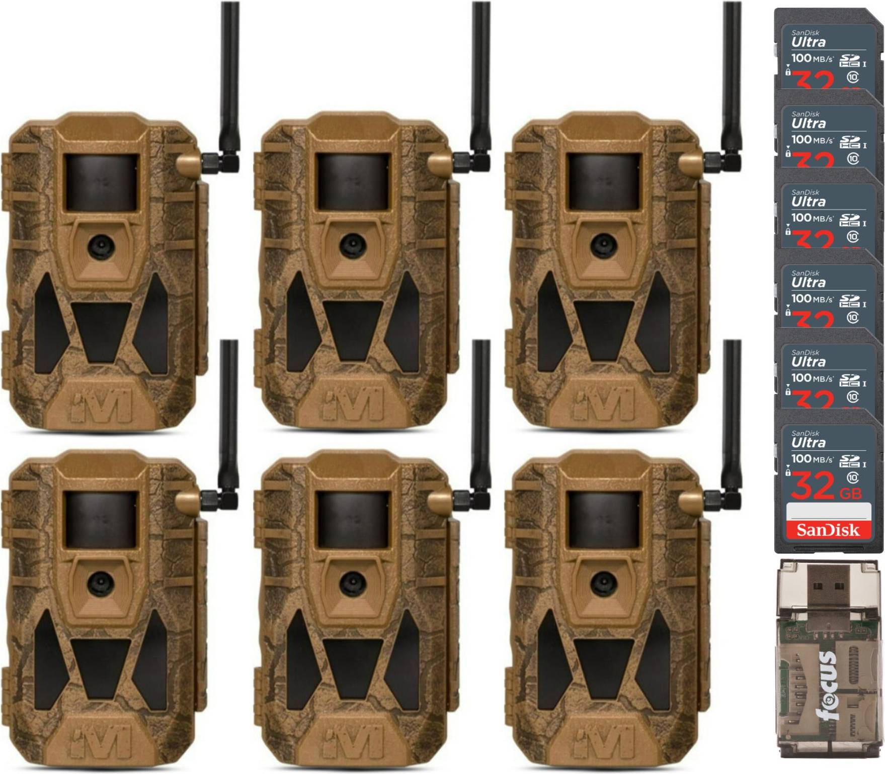 Muddy Matrix 2.0 Dual Network Cellular Camera 6-Pack