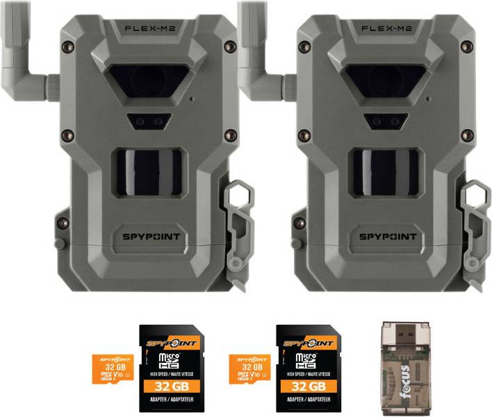 SpyPoint FLEX-M2 Trail Camera 2-Pack