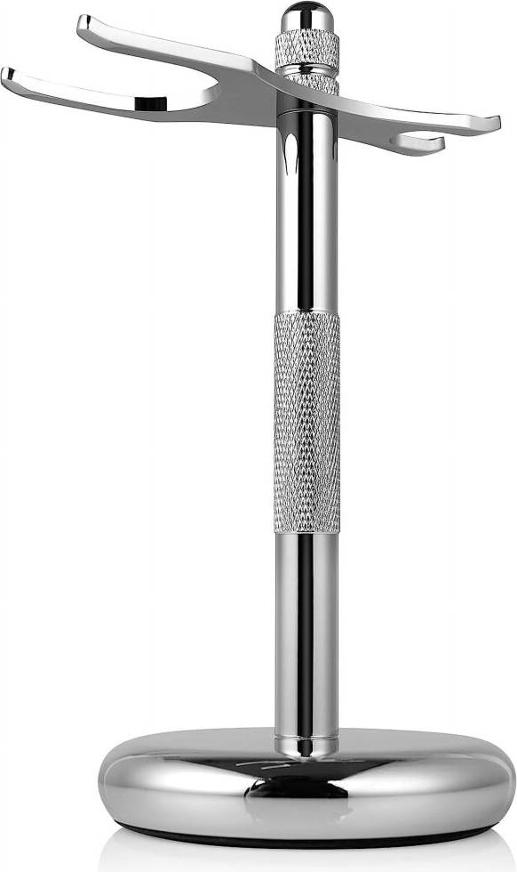 Safety Razor Stand Silver Brush Holder