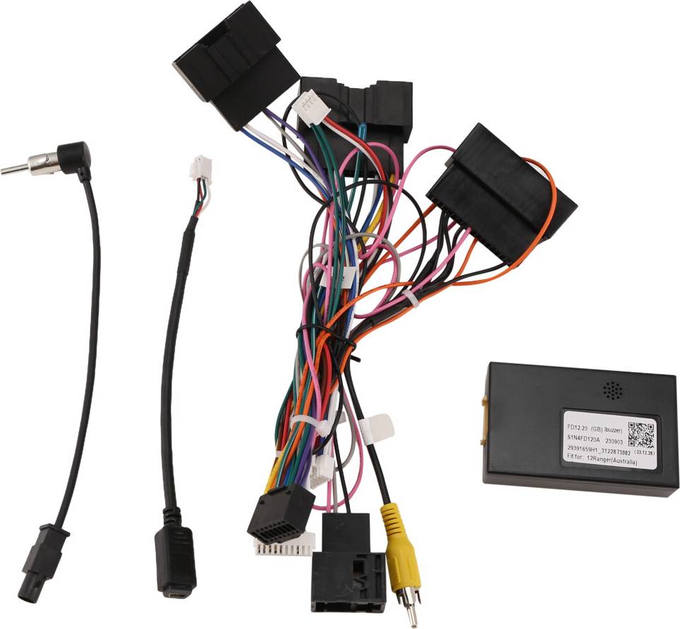 Car Radio Cable Android Unit Power Wiring Harness Socket Connector Ranger 2012
