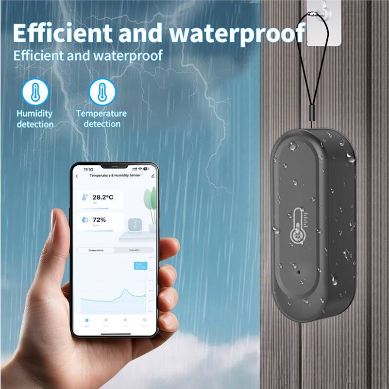 Wifi vejrstation Torribaly Wifi Temperature Humidity Sensor Waterproof