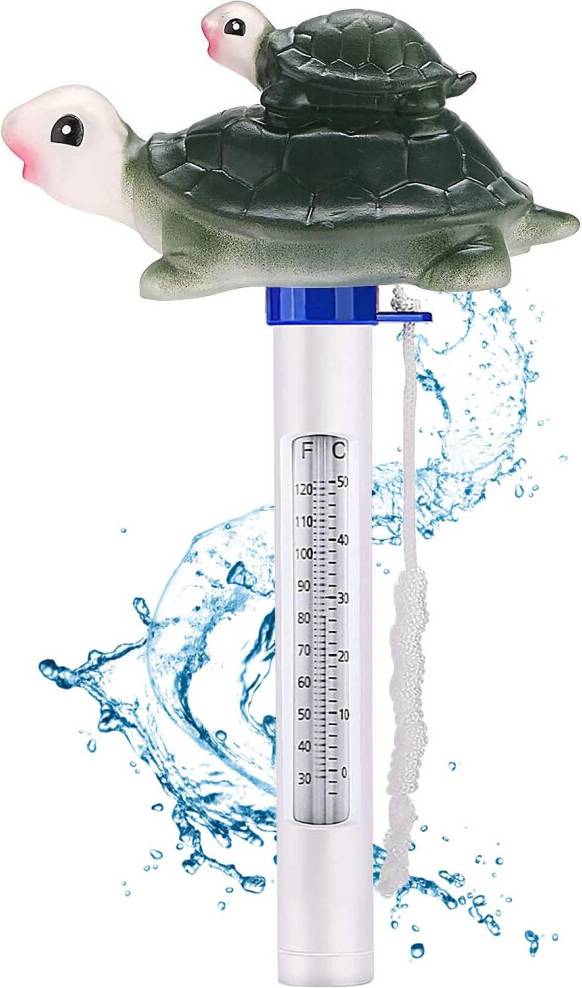 Pool Thermometer Cartoon Design Floating Easy Read
