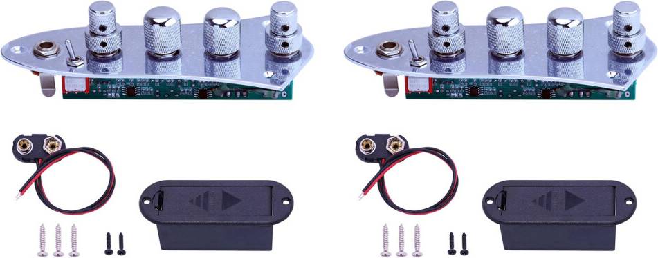 Typecat Jazz JB Bass Loaded Wired Control Plate