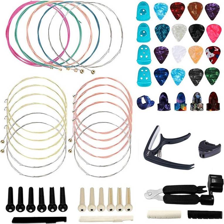 62 PCS Guitar Accessories Kit
