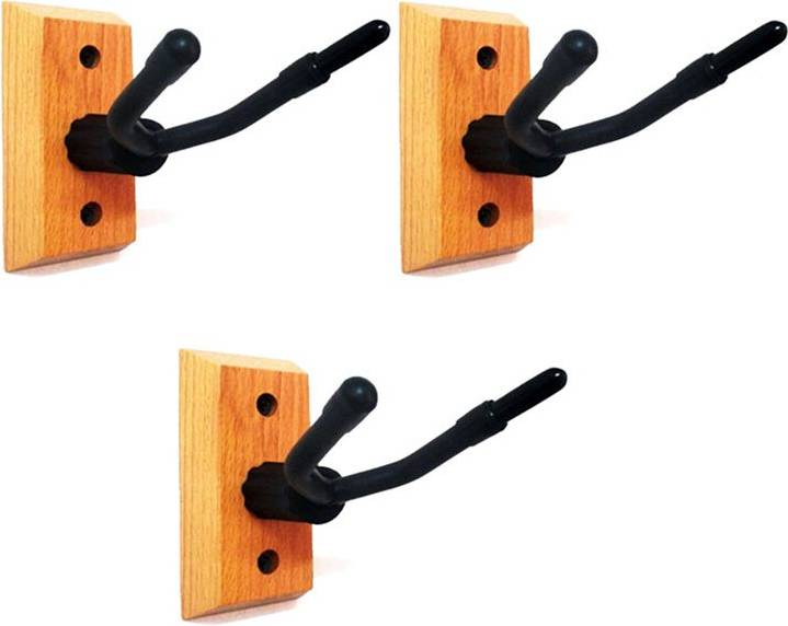 3X Violin Wall Mount Rack
