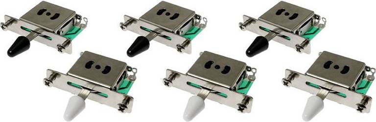 6Pcs 5 Way Pickup Selector Toggle