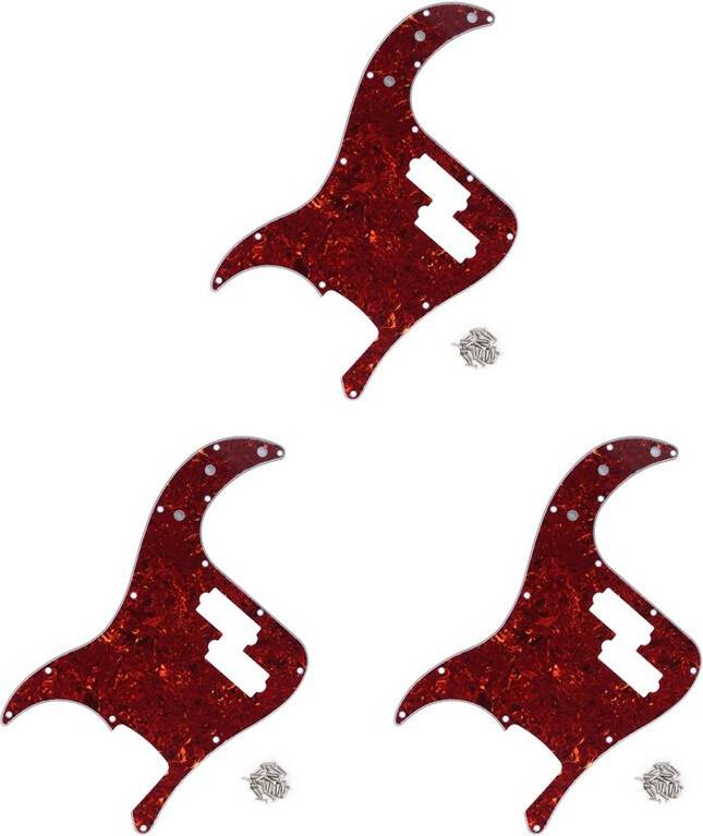 Red Tortoise Pickguard PVC Guitar Scratch Plate