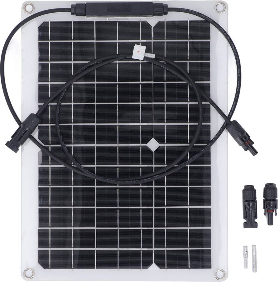 Solar Charging Panel 15W 18V Monocrystalline Module