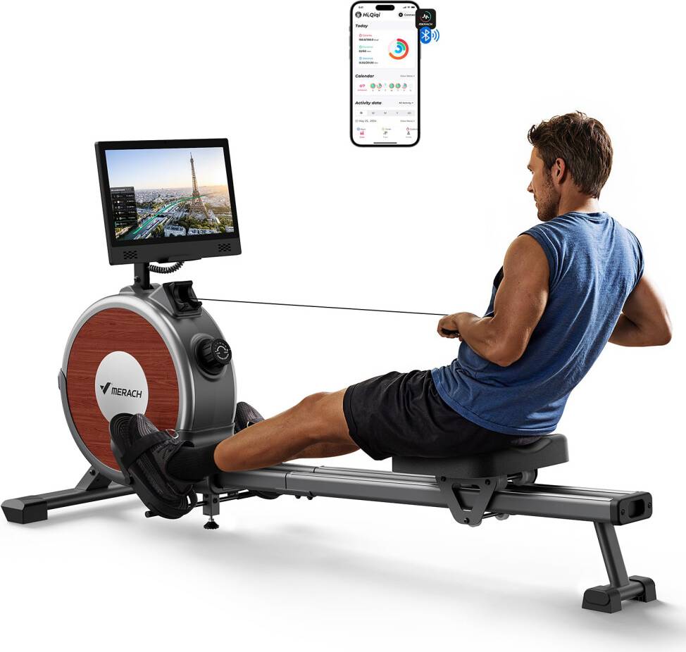 Rower Merach Magnetic Rowing Machine 15.6 Levels