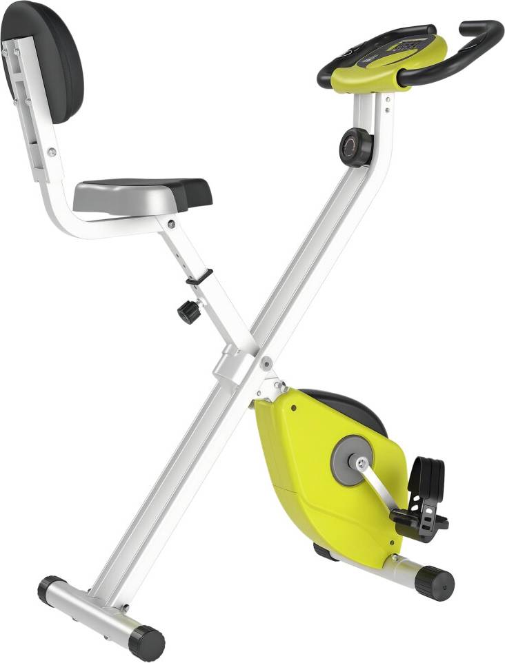 Folding exercise bike Homcom Folding Exercise Bike 8-Level Magnetic Resistance