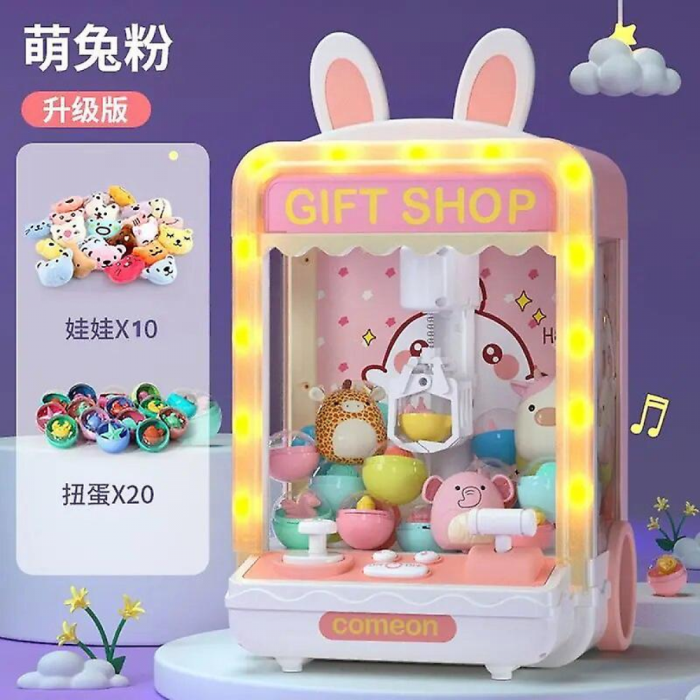 Pink Rabbit Claw Machine Toy
