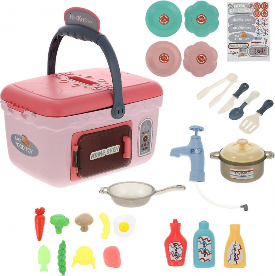 Kids Kitchen Toy Set Simulation Cutlery