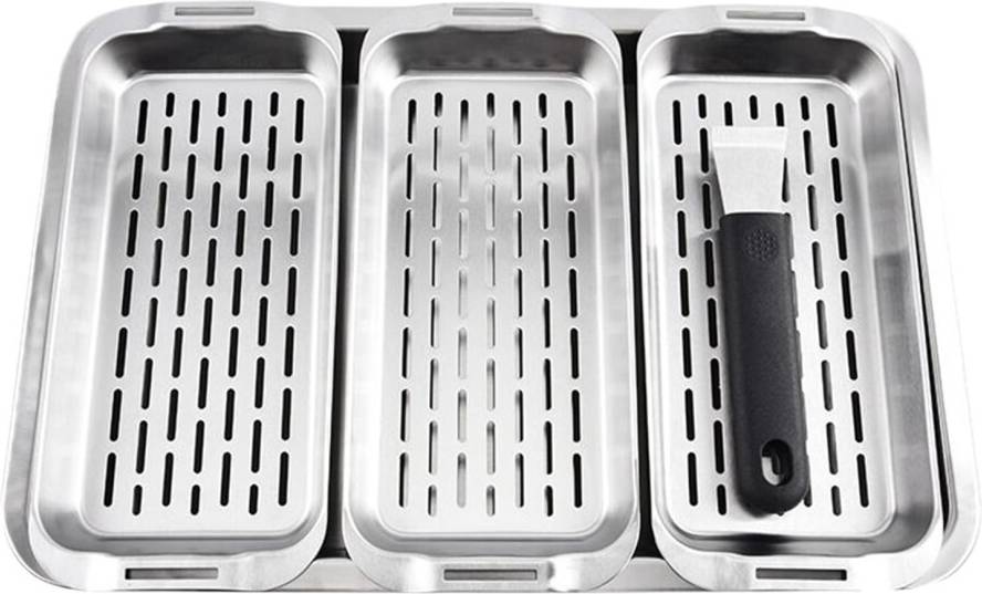 Grilling Baskets Stainless Steel Rectangular Tray
