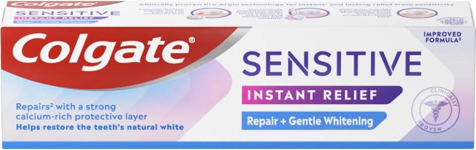 Colgate sensitive relief Colgate Sensitive Instant Relief Whitening Toothpaste 75ml