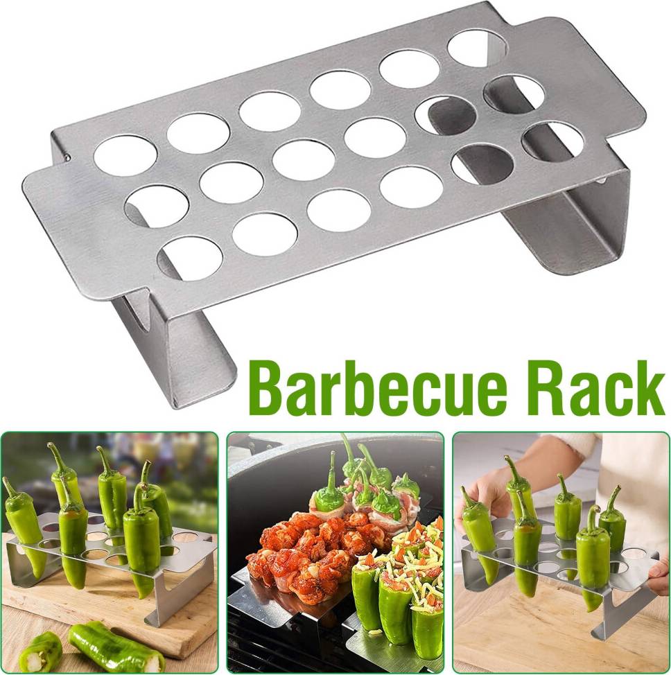 Stainless Steel Grill Rack 18-Hole
