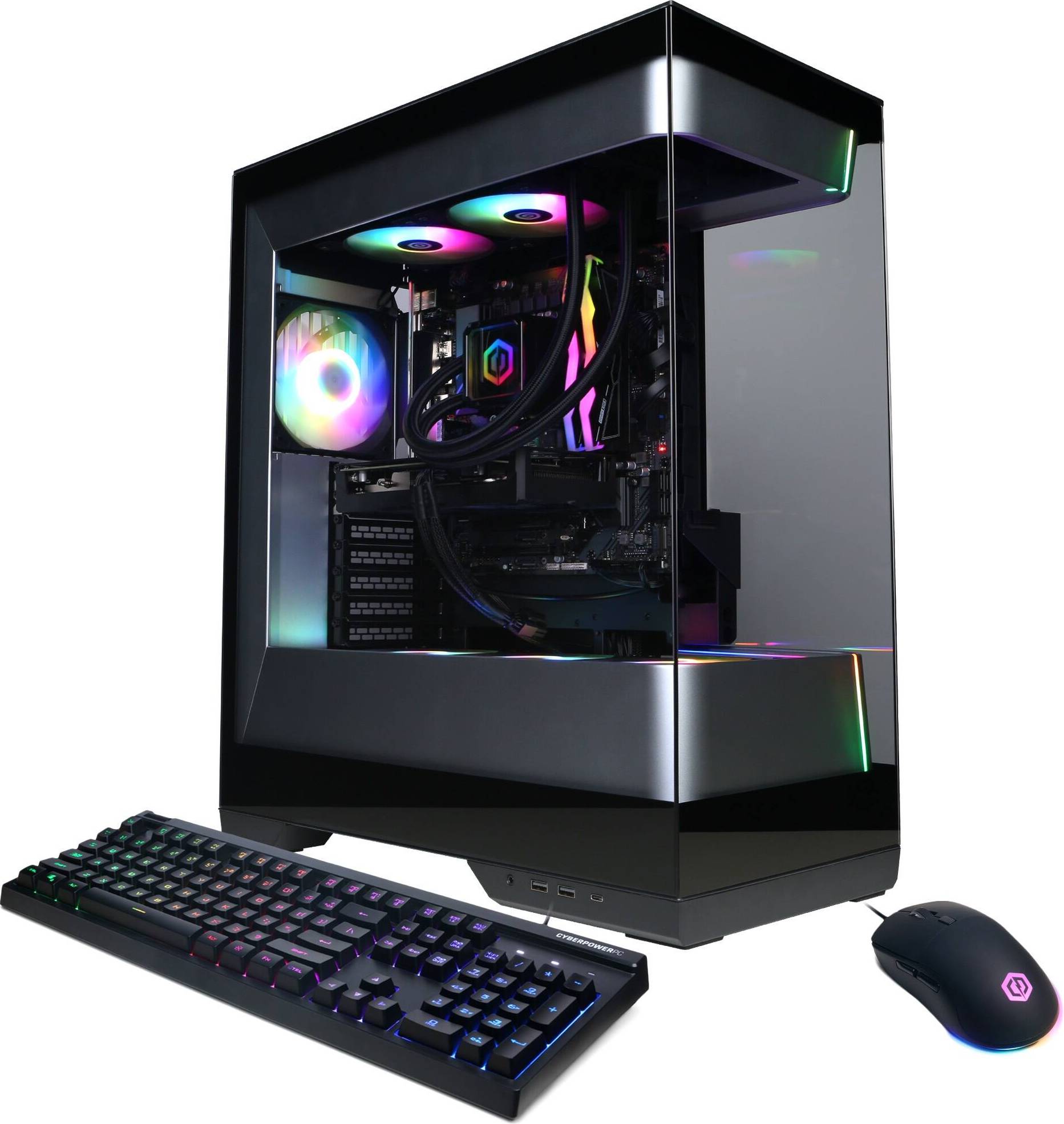 Radeon rx 9060 xt CyberPowerPC Gaming Desktop Intel Core Ultra 9 2025 AMD Radeon RX 9060 XT