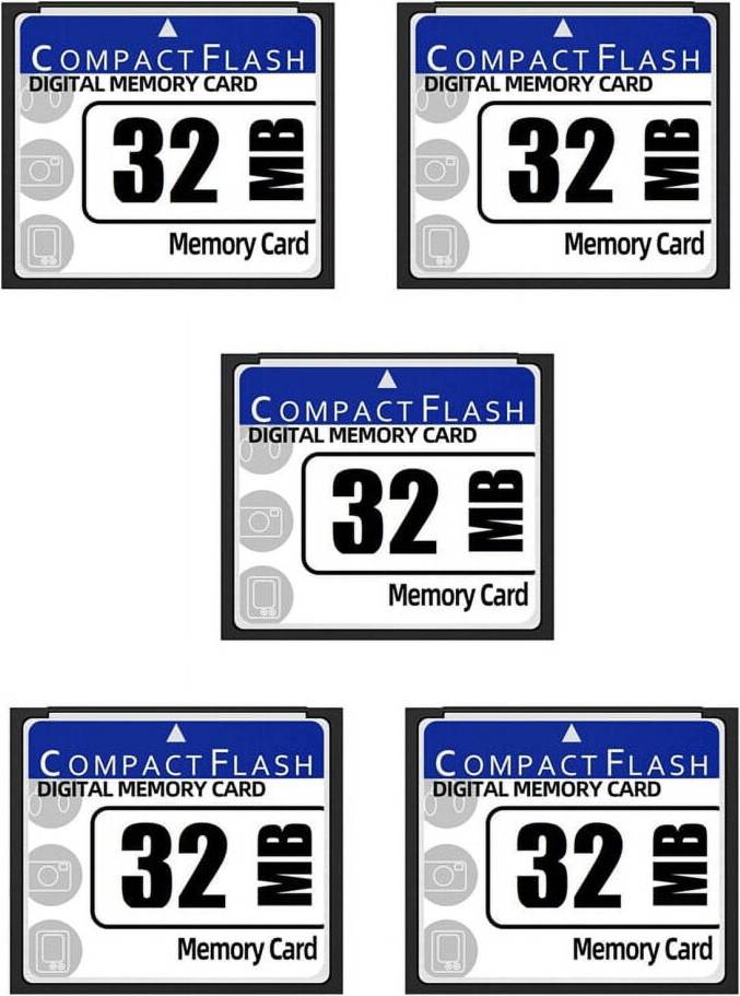 5X 32MB Compact Flash Memory Card