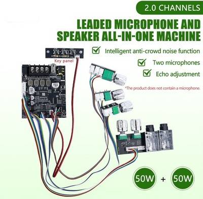 2.1 Channel Left Right Amplifier Module