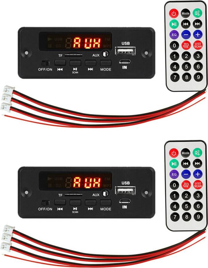 Exogio 2Set 2X25W 50W Amplifier MP3 Player Decoder Board