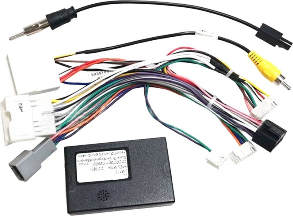 Car Android Radio Wiring Harness with CAN Bus Decoder Plug