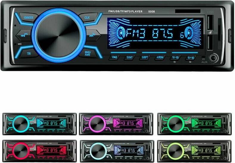 Advanced Single DIN Car Stereo With Channel Memory